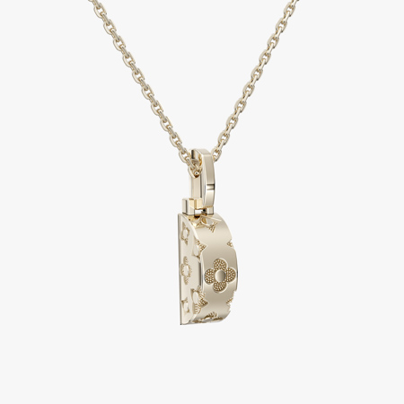 Champagne Floral Gold Pendant